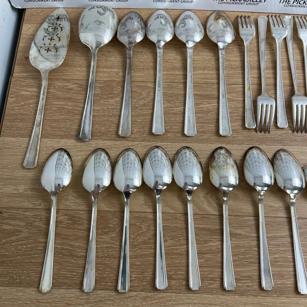 Wallace Harmony House 4X Silver Plate Flatware Set 60+ Pieces with Wooden Chest